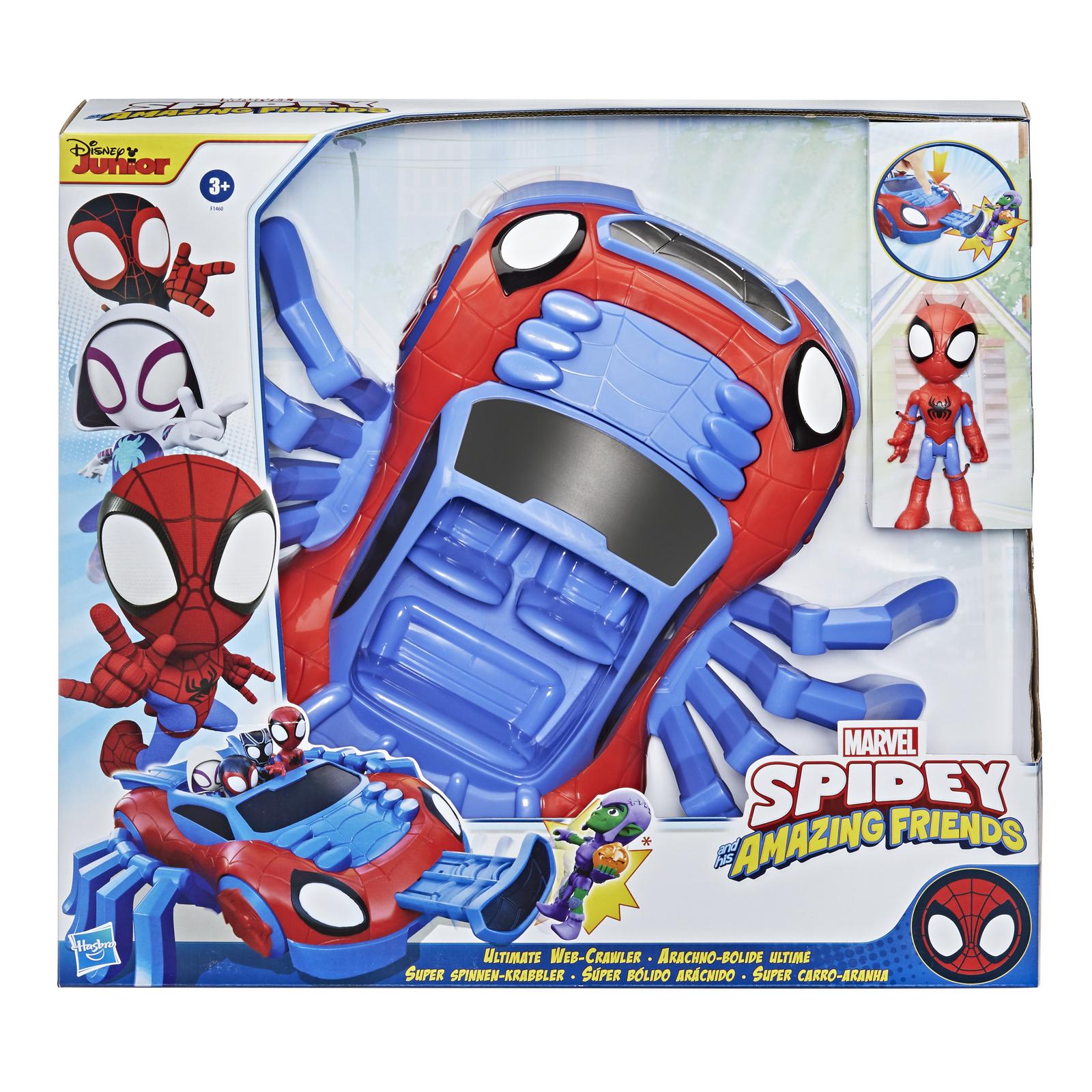 Набор игровой SPIDEY AND HIS AMAZING FRIENDS Паучок Спайди Паучий Гонщик  F14605L0 купить по цене 499 ₽ в интернет-магазине Детский мир