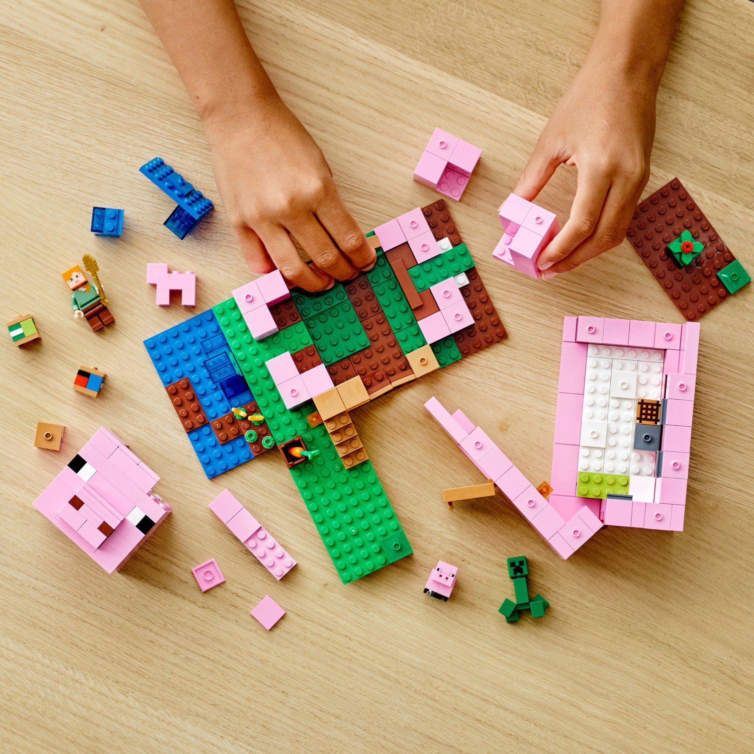Конструктор LEGO Minecraft Дом-свинья 21170 - фото 11