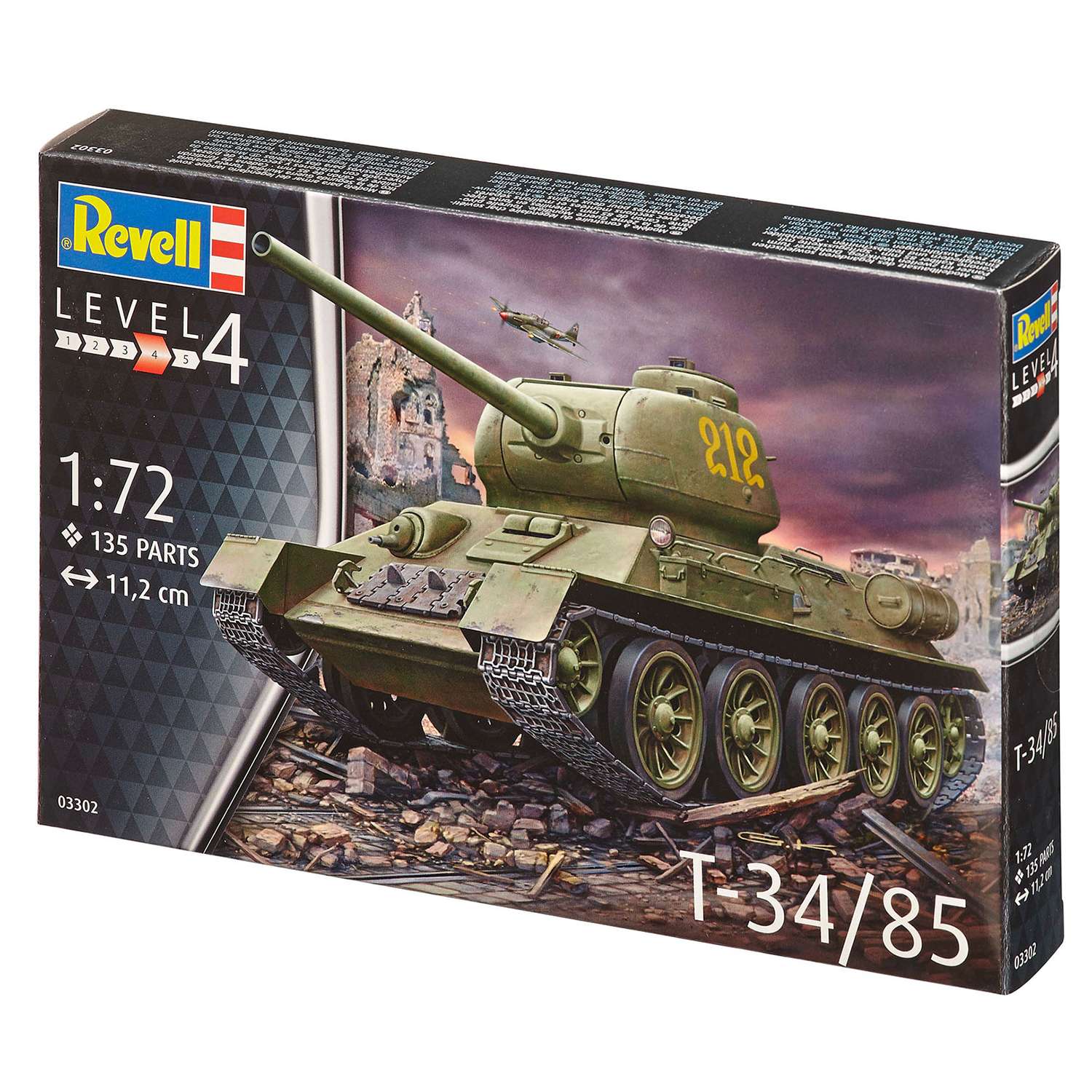 Сборная модель Revell Советский средний танк T-34/85 Revell 03302 - фото 2