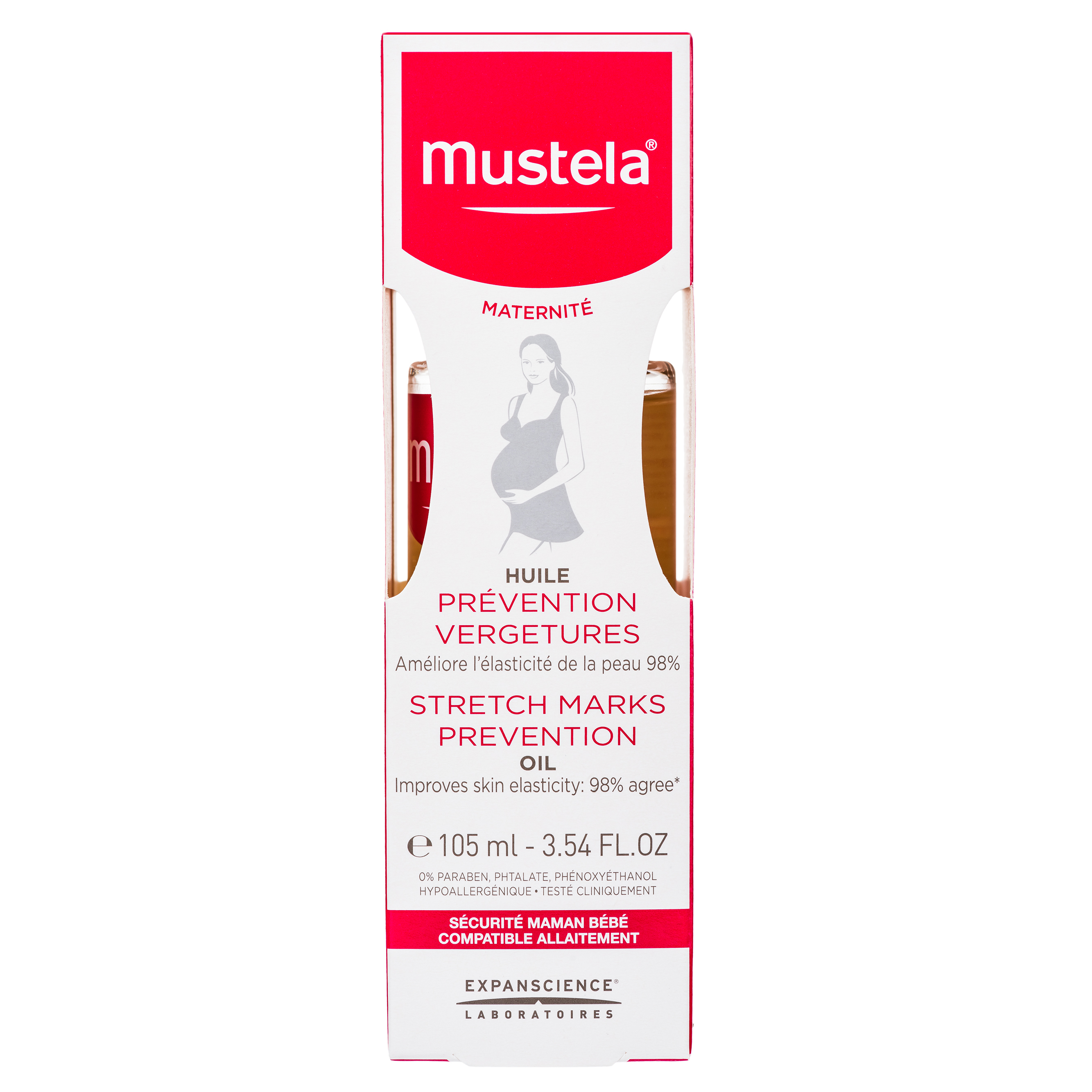 Масло Mustela Maternity для профилактики растяжек 105мл - фото 2