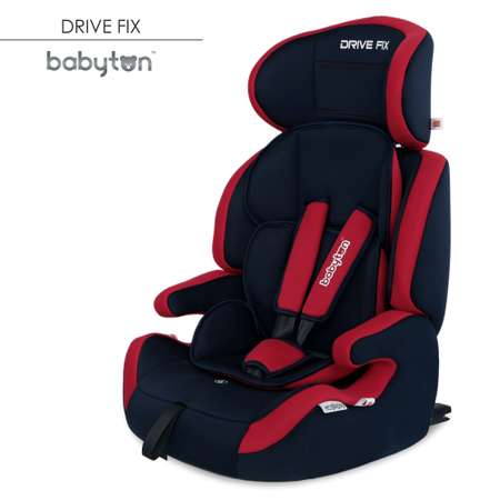 Автокресло Babyton Drive Fix Indigo-Red Isofix 1/2/3 (9-36 кг)