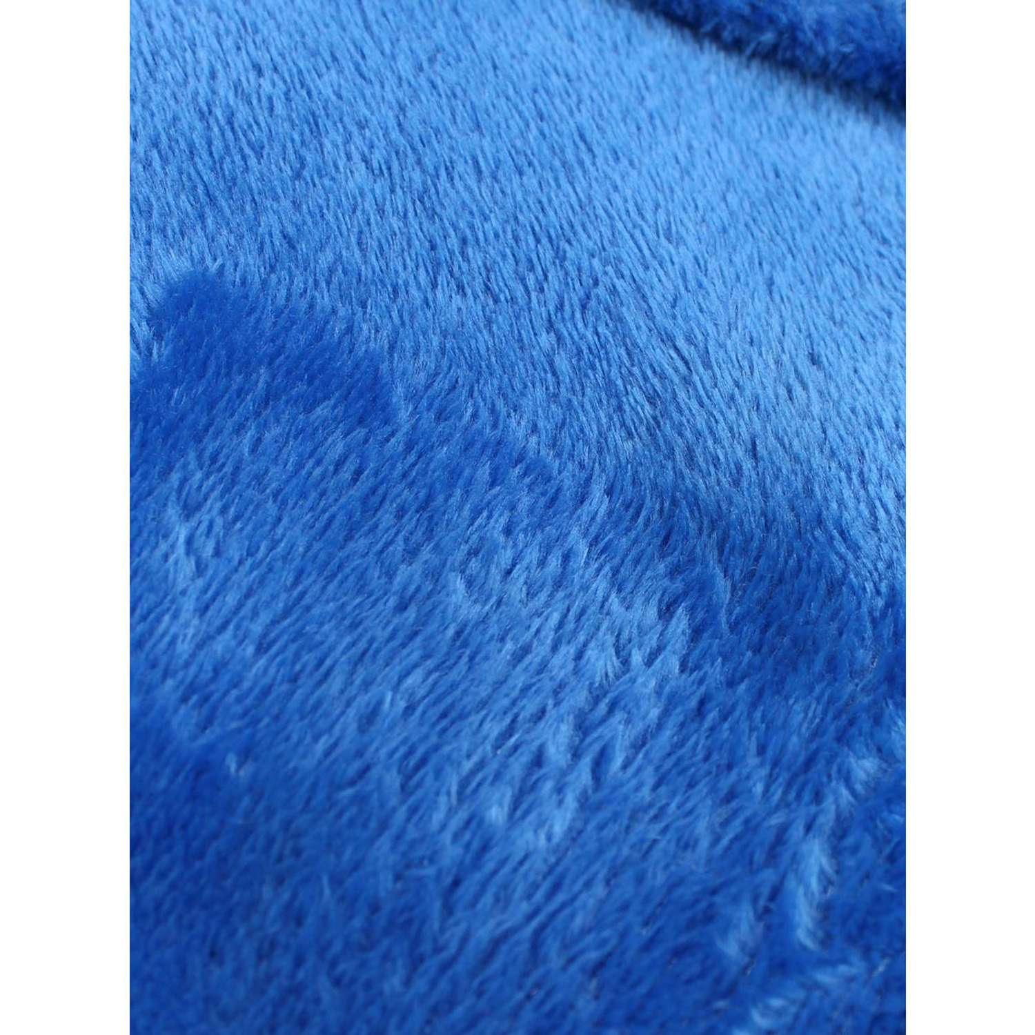 Плед детский Михи-Михи Хаги Ваги с капюшоном Хагги Вагги синий 150х70 см - фото 5