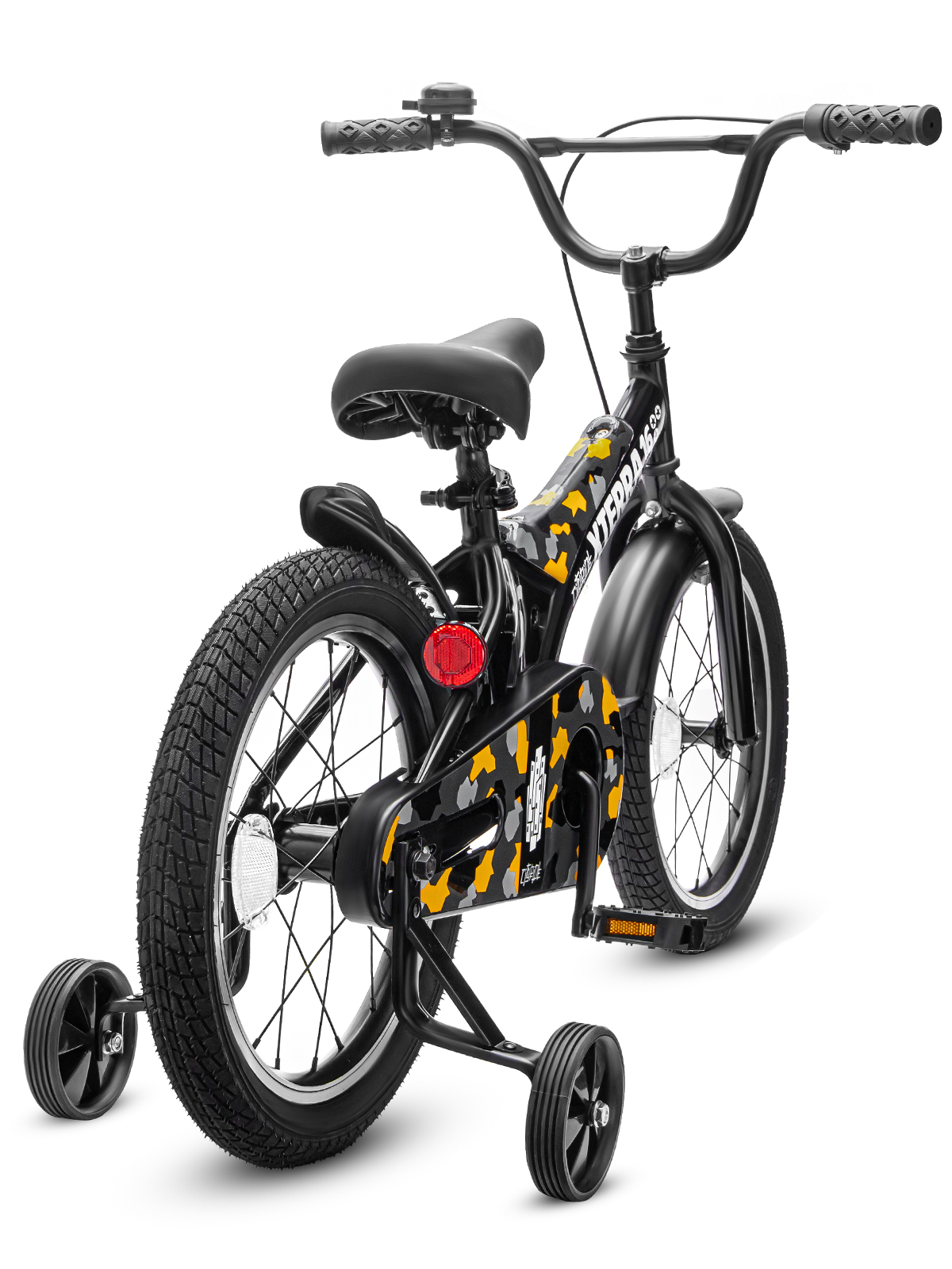 Велосипед детский двухколесный CITYRIDE Revo 16 желтый - фото 7