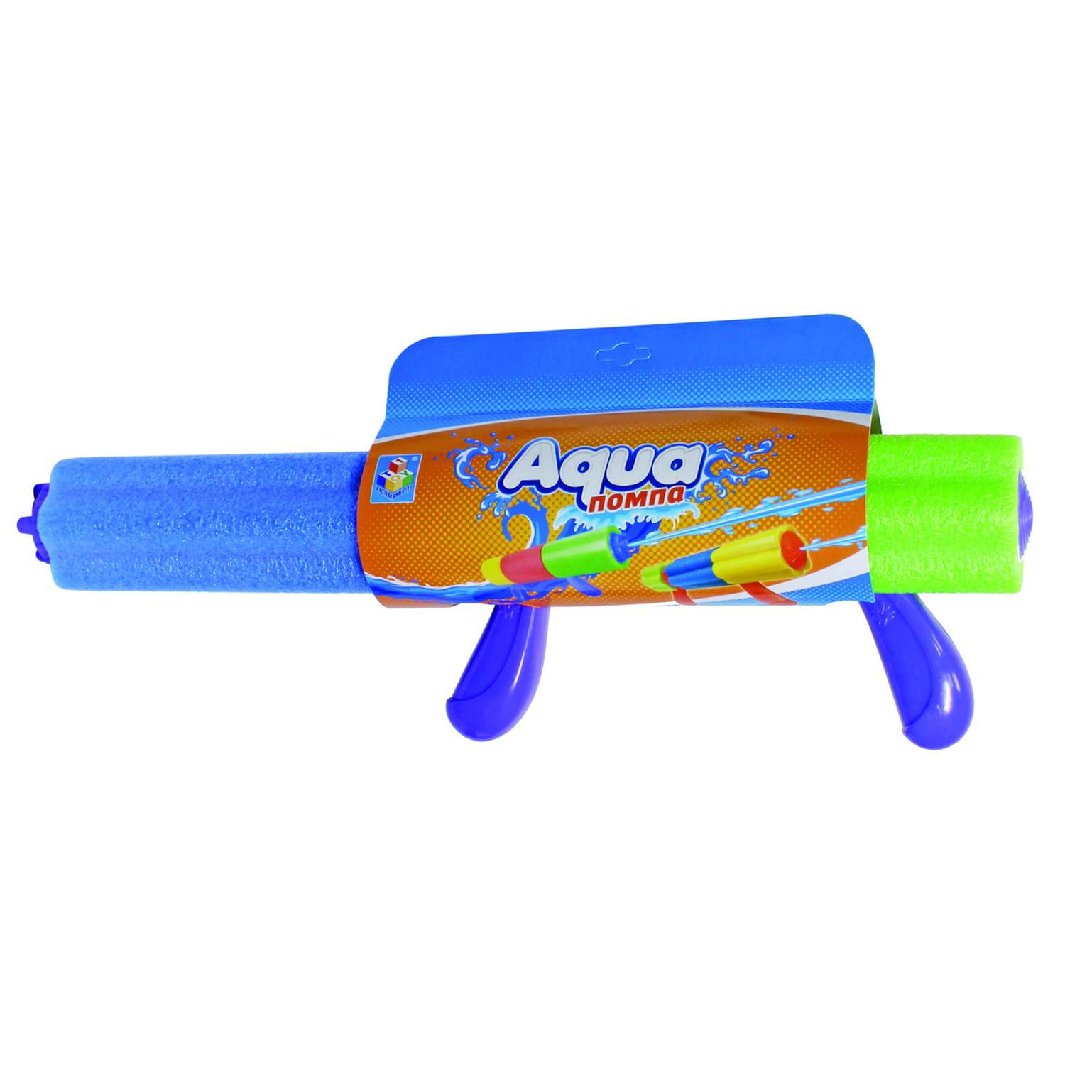 Водяной пистолет Аквамания 1TOY Помпа детское игрушечное оружие - фото 1
