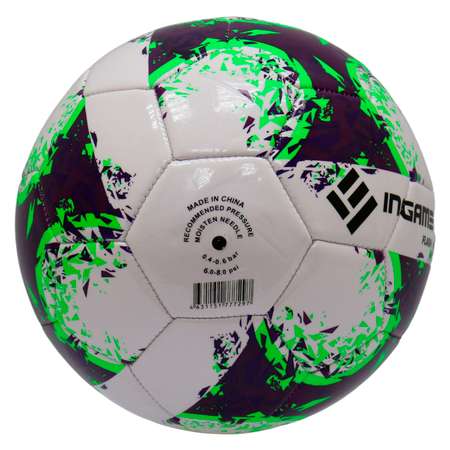 Мяч футбольный InGame FLASH №5 фиолетовый