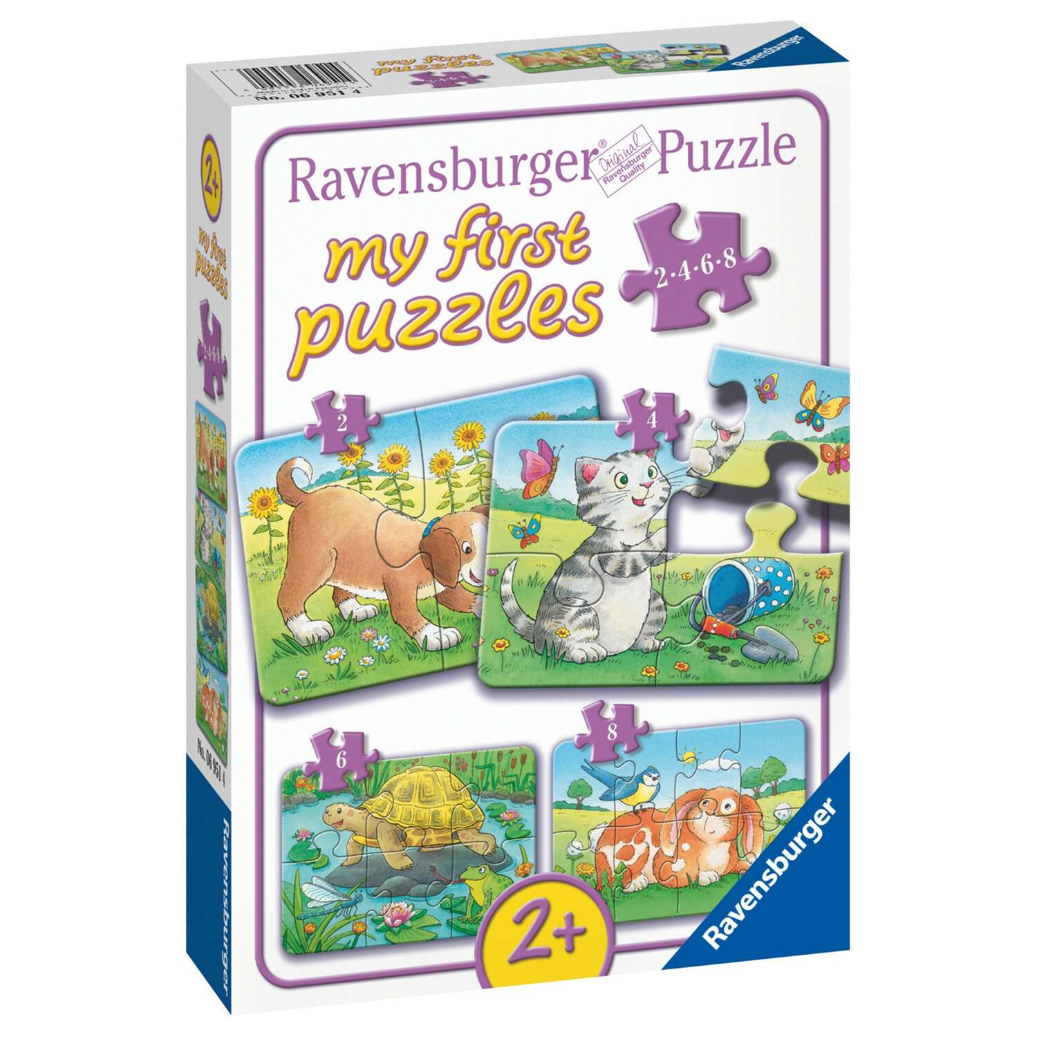 Пазл-игра Ravensburger Милые животные 8элементов 06951 - фото 2