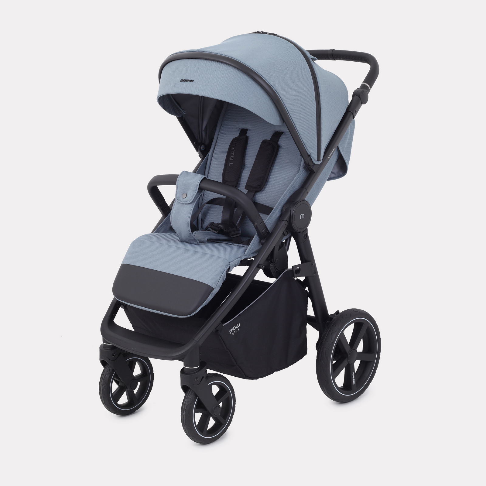 Коляска детская MOWbaby Trail MB090 blue - фото 1