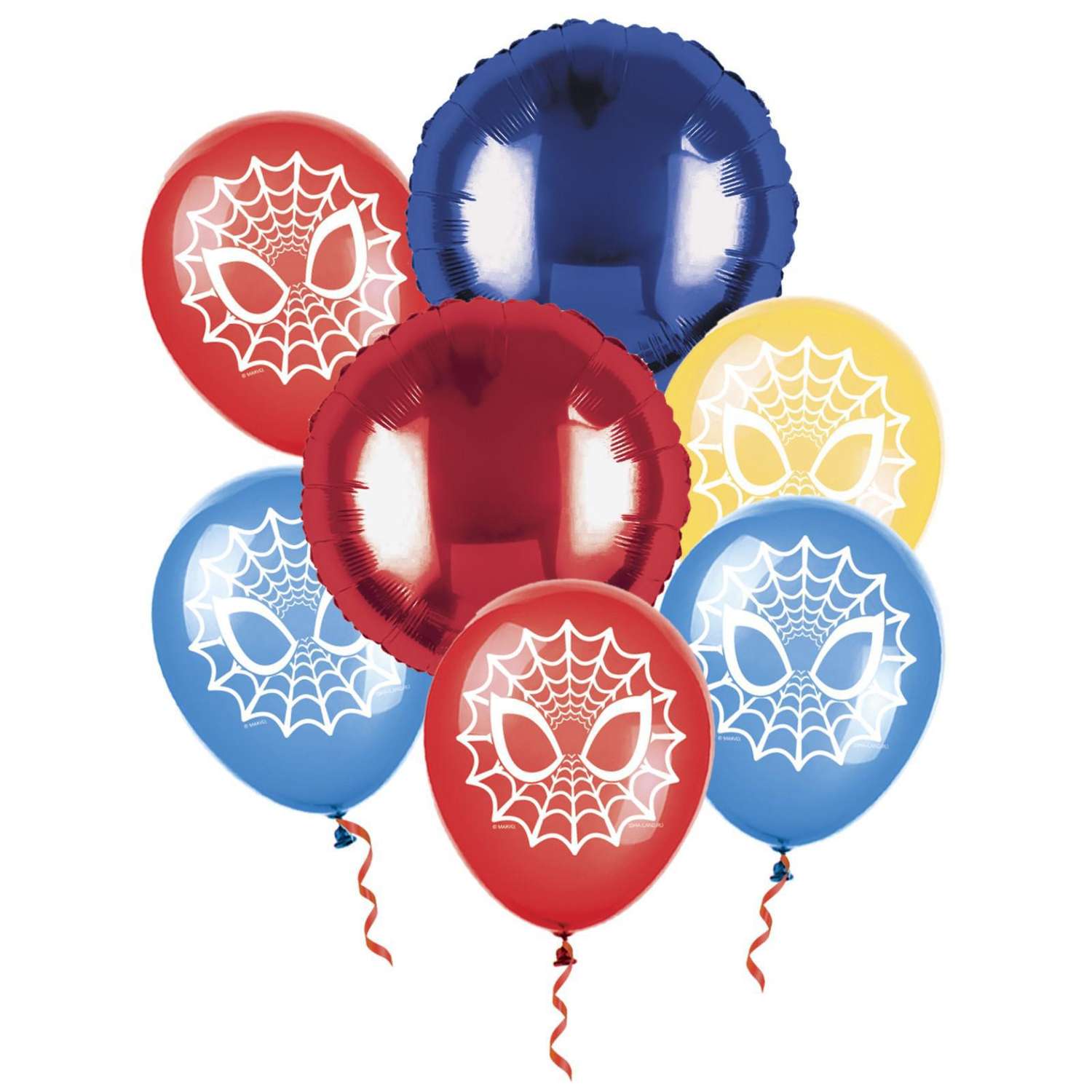 Воздушные шары Marvel Человек-паук набор из 7 шт Marvel - фото 1