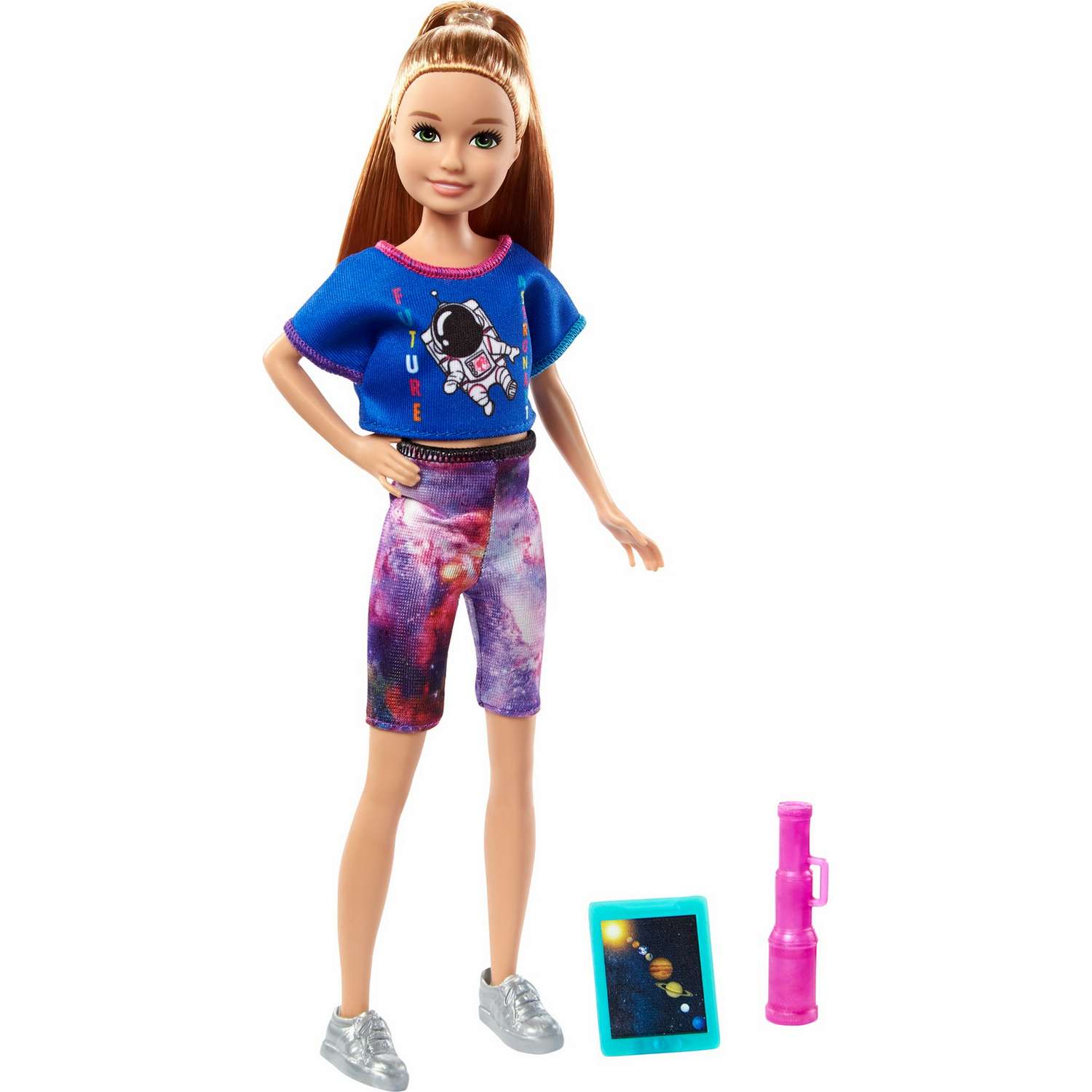 Кукла Barbie Космос Стейси с телескопом GTW29 GTW29 - фото 1