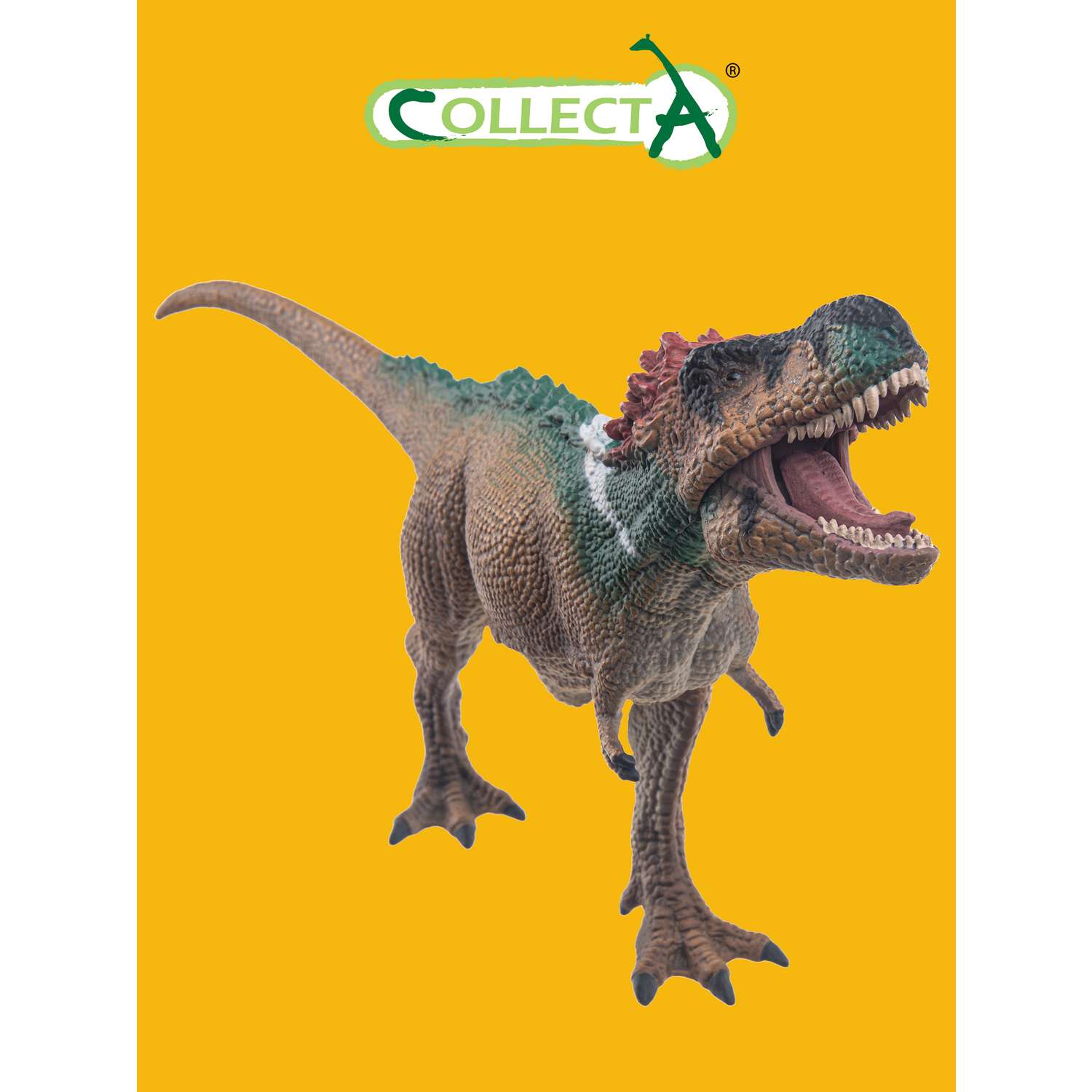 Игрушка Collecta Пернатый Тираннозавр Рекс с подвижной челюстью 1:40 фигурка динозавра - фото 1
