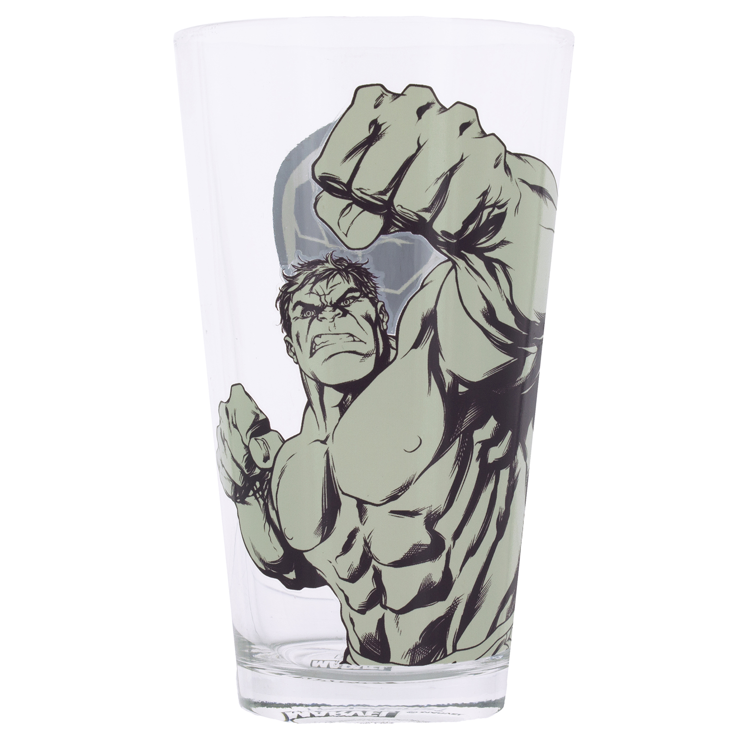 Бокал  PALADONE стеклянный Marvel Avengers Hulk Colour Change Glass PP2987MAV2 - фото 1