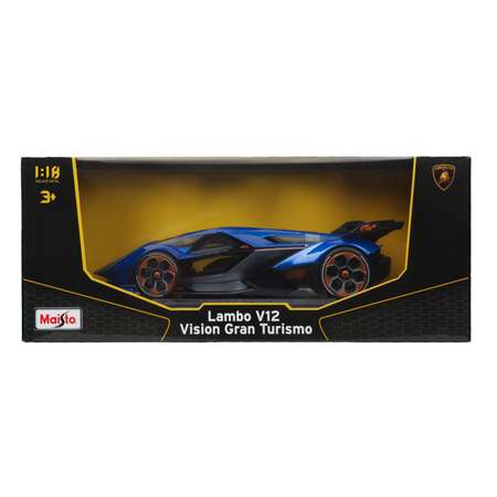 Автомобиль MAISTO Lamborghini 1:18 без механизмов голубой