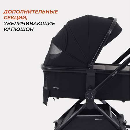 Коляска всесезонная 2в1 Rant Vector RA322 Black