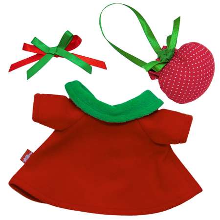 Одежда для кукол BUDI BASA Красное пальто и узелок-подарок для Зайки Ми 15 см OSidX-424