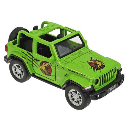 Машина Технопарк Jeep Wrangler Rubicon Динозавры 343350