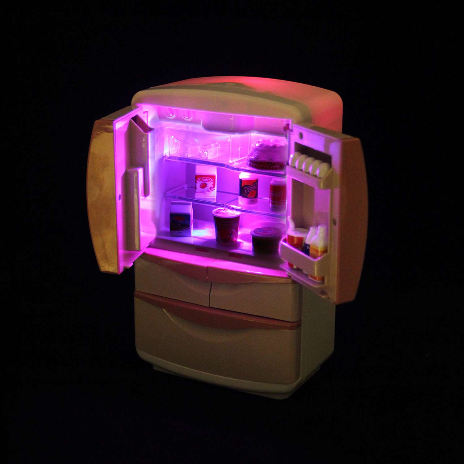 Холодильник Lisa Doll с продуктами на батарейках - фото 16