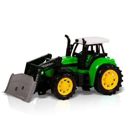 Спецтехника Handers Трактор с плоским ковшом (зеленый)