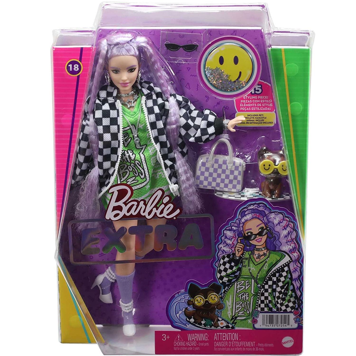 Кукла Barbie Экстра в спортивной куртке HHN10 - фото 6