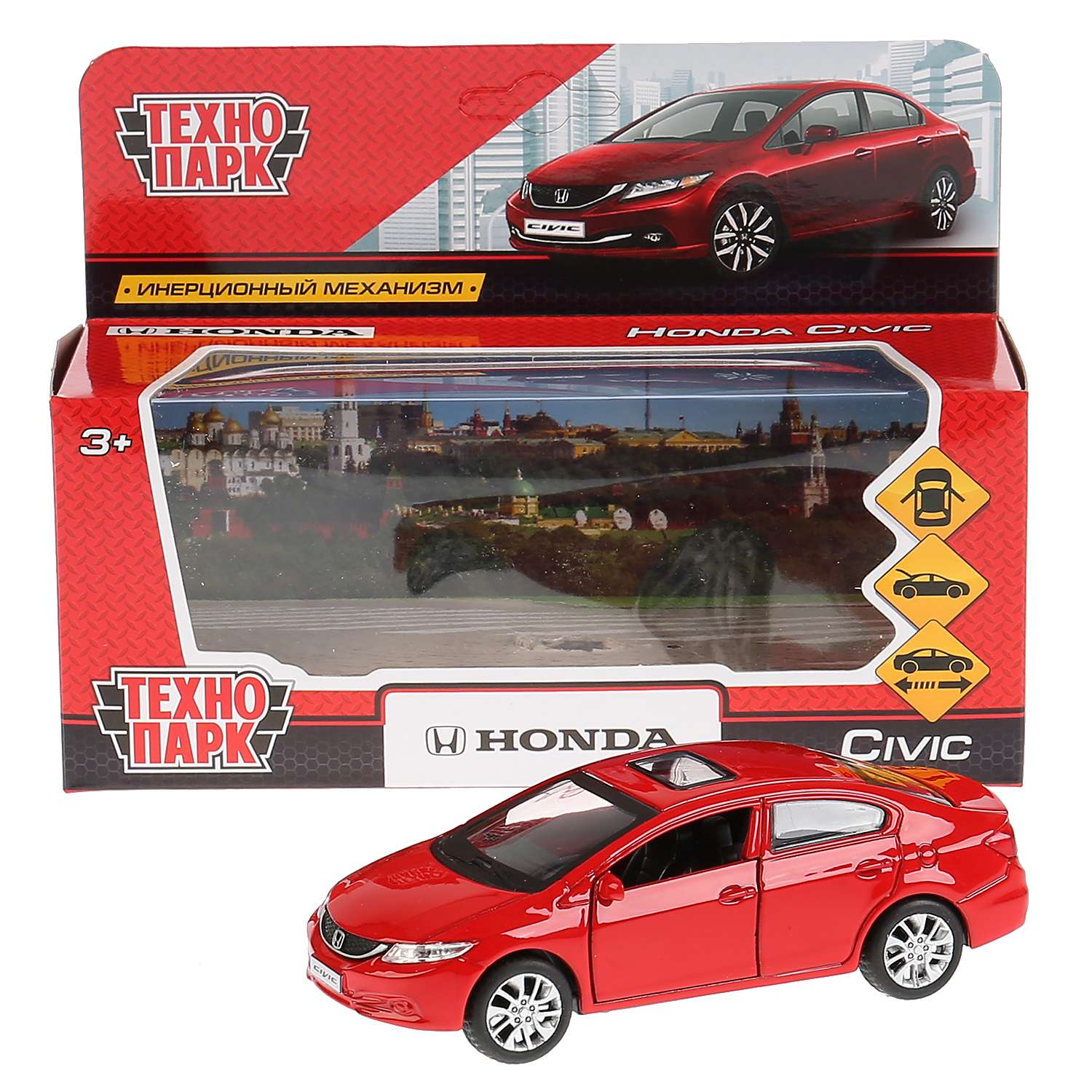 Машина Технопарк Honda Civic инерционная 272307 272307 - фото 4