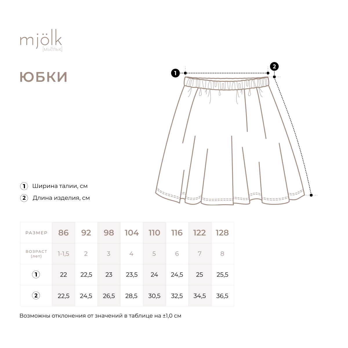 Юбка Mjolk 10886554 - фото 2