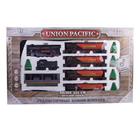 Железная дорога Mobicaro Union Pacific 3,2 м свет, звук на батарейках