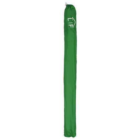 Зонт пляжный BABY STYLE большой с клапаном и наклоном 2.5 м ткань наклон в чехле зеленый
