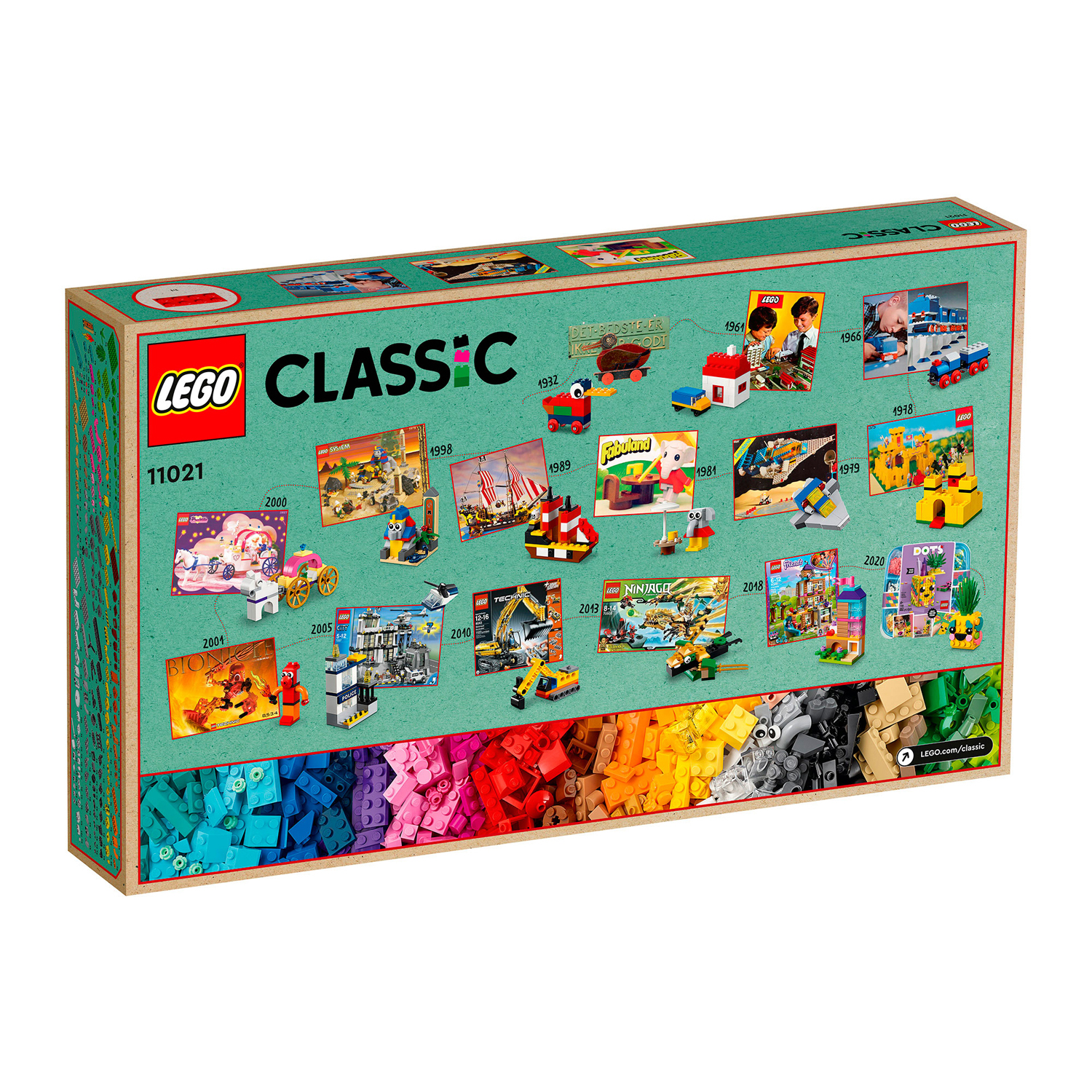 Конструктор детский LEGO Classic 90 лет игры 11021 - фото 8