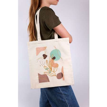 Раскраска на сумке Фрея RWCB-005 «Флористическая абстракция» 40 х 35 см .
