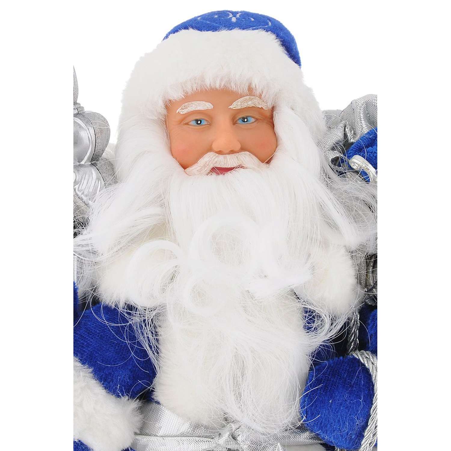 Фигурка новогодняя Magic Time Дед Мороз в синем костюме - фото 3