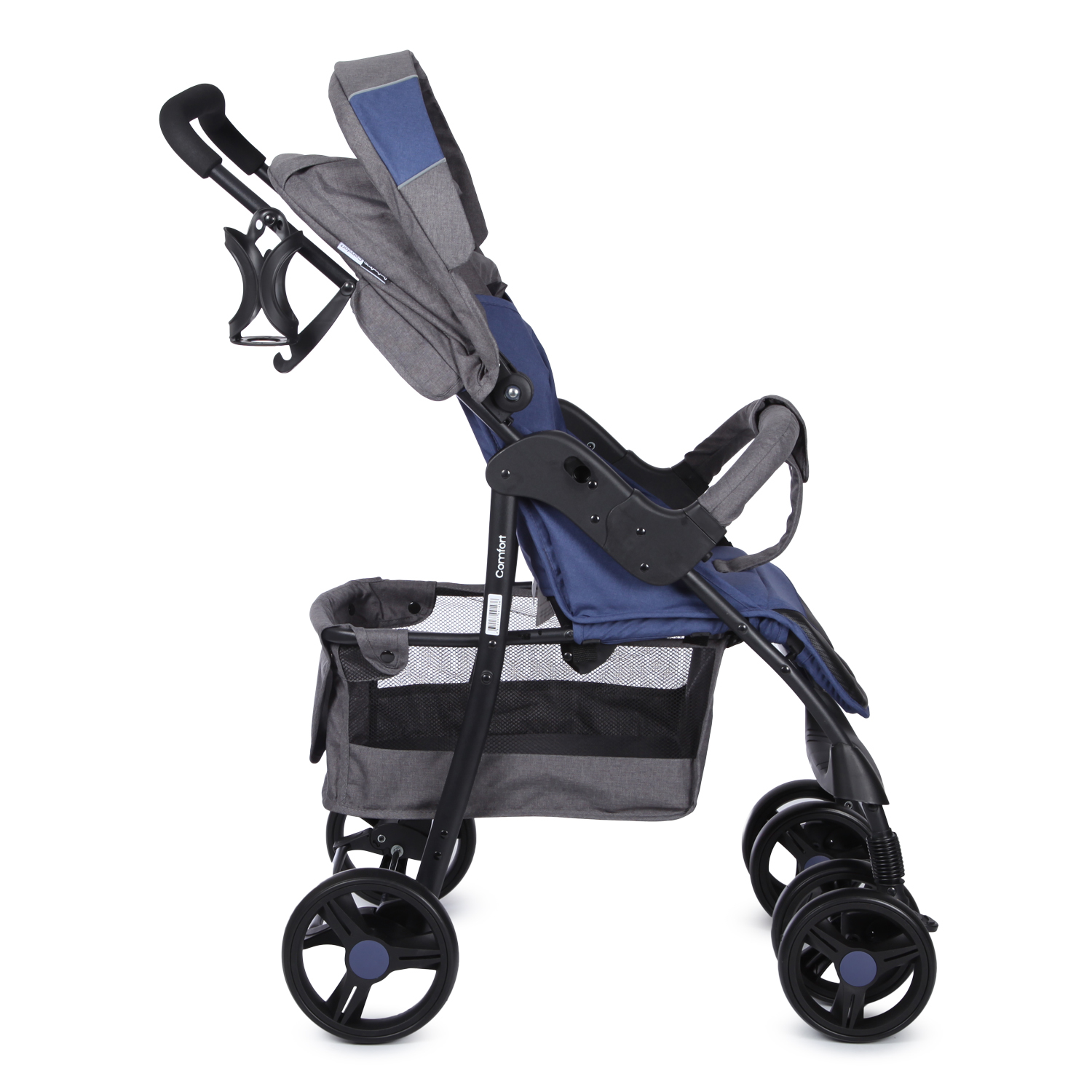 Коляска прогулочная Babyton Comfort Blue-Grey - фото 6