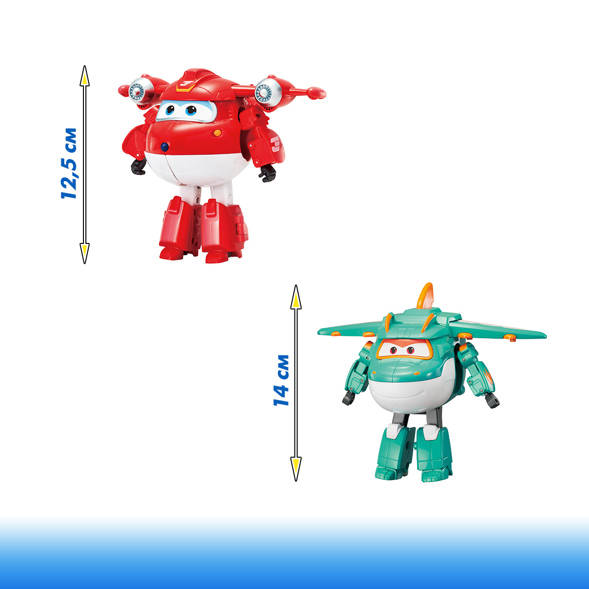 Роботы трансформеры Super Wings Джетт и Тино - фото 4