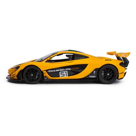 Машинка радиоуправляемая Rastar McLaren P1 GTR 1:14 Желтая