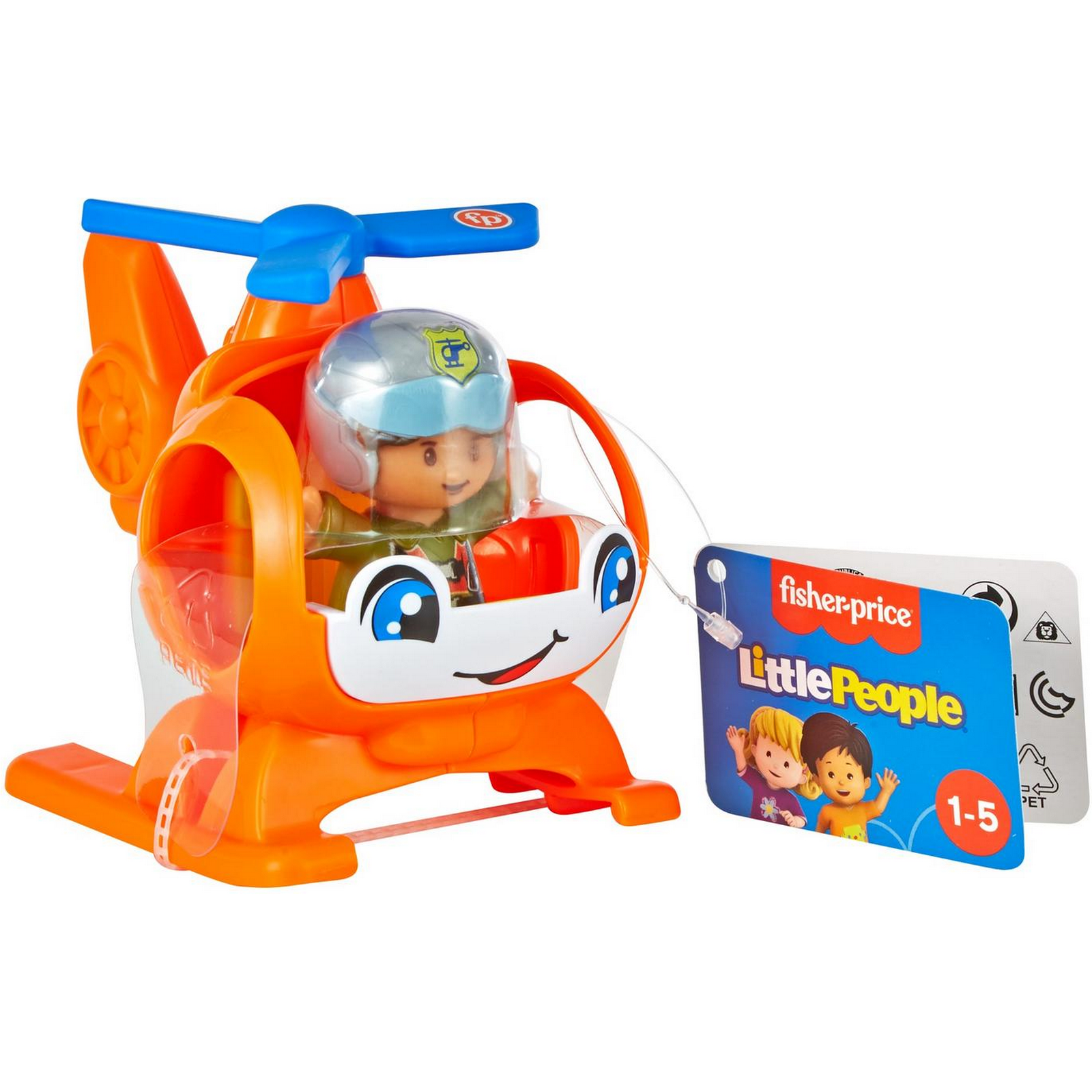 Игрушка Fisher Price Вертолет с фигуркой GTT72 - фото 3