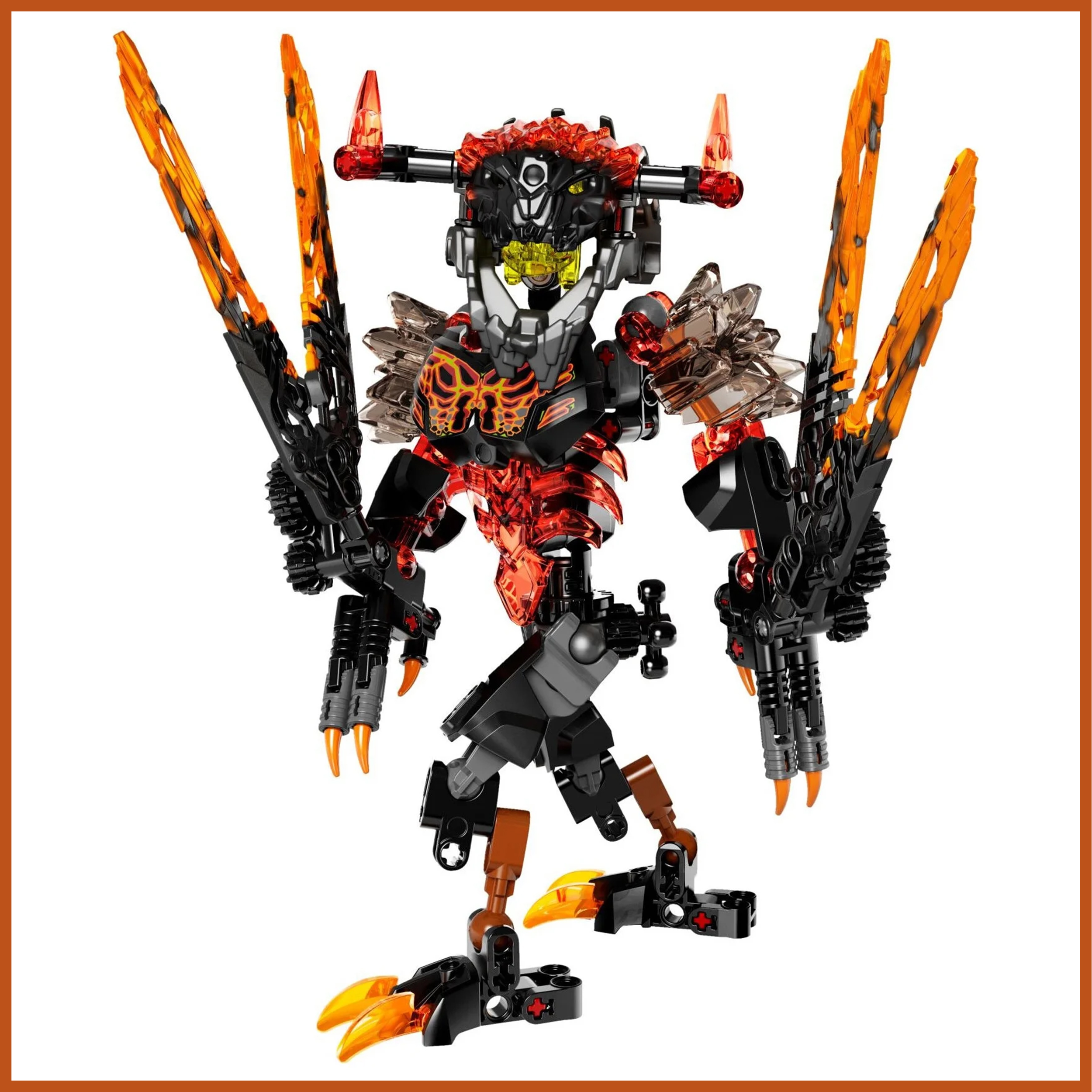 Игрушка LX Конструктор Bionicle Лава монстр 114 деталей - фото 4