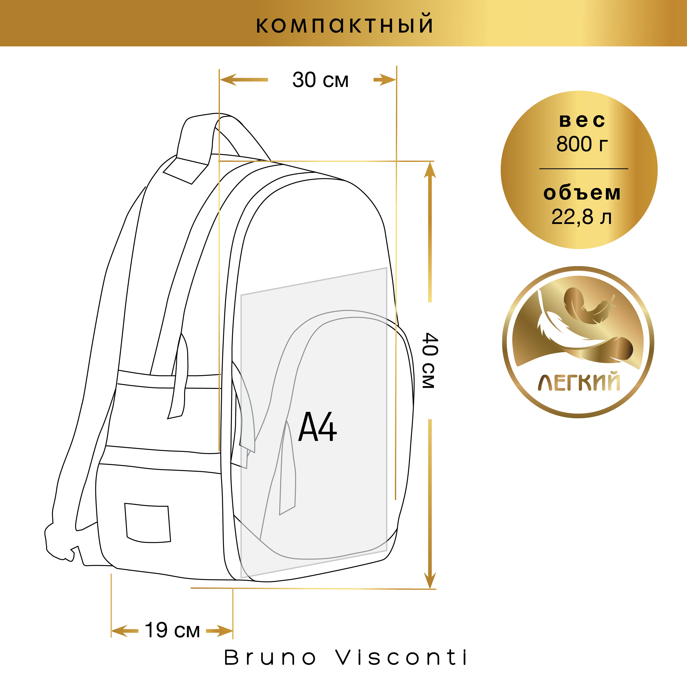 Рюкзак школьный Bruno Visconti бирюзовый с эргономичной спинкой Зайчик - фото 10