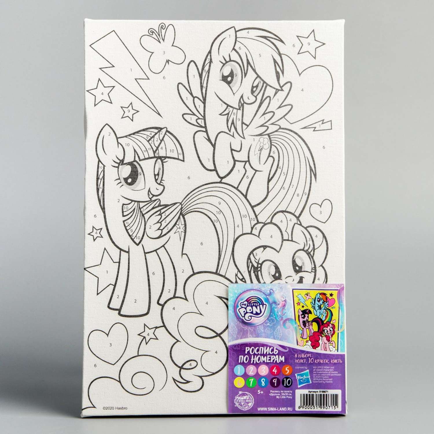 Картина по номерам Hasbro Друзья My Little Pony - фото 1