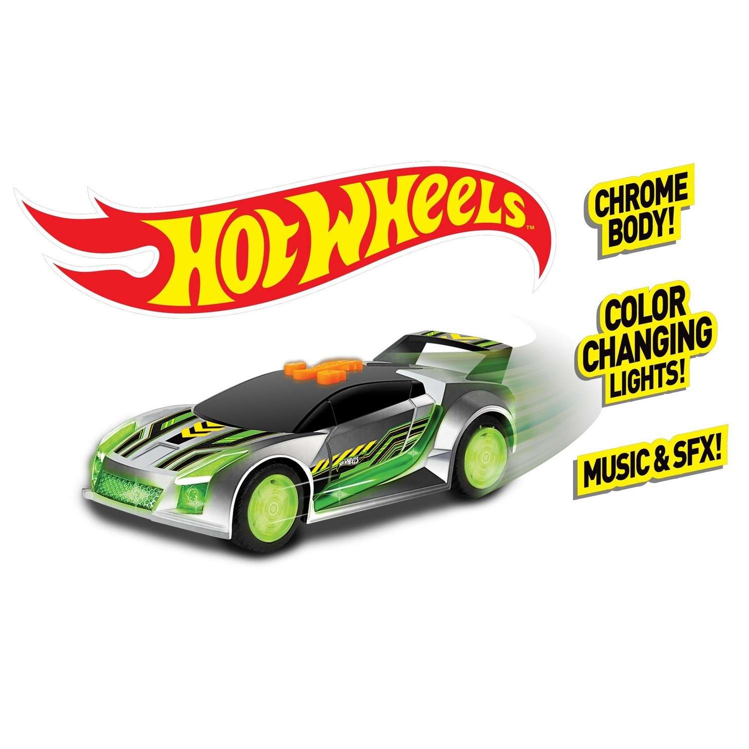 Машинка Hot Wheels Quick N Sik со светом и звуком 90604 - фото 6