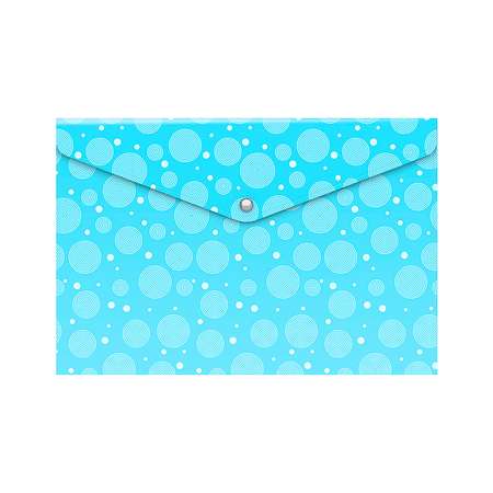 Папка-конверт ErichKrause Pastel Dots на кнопке A4 в ассортименте 53292