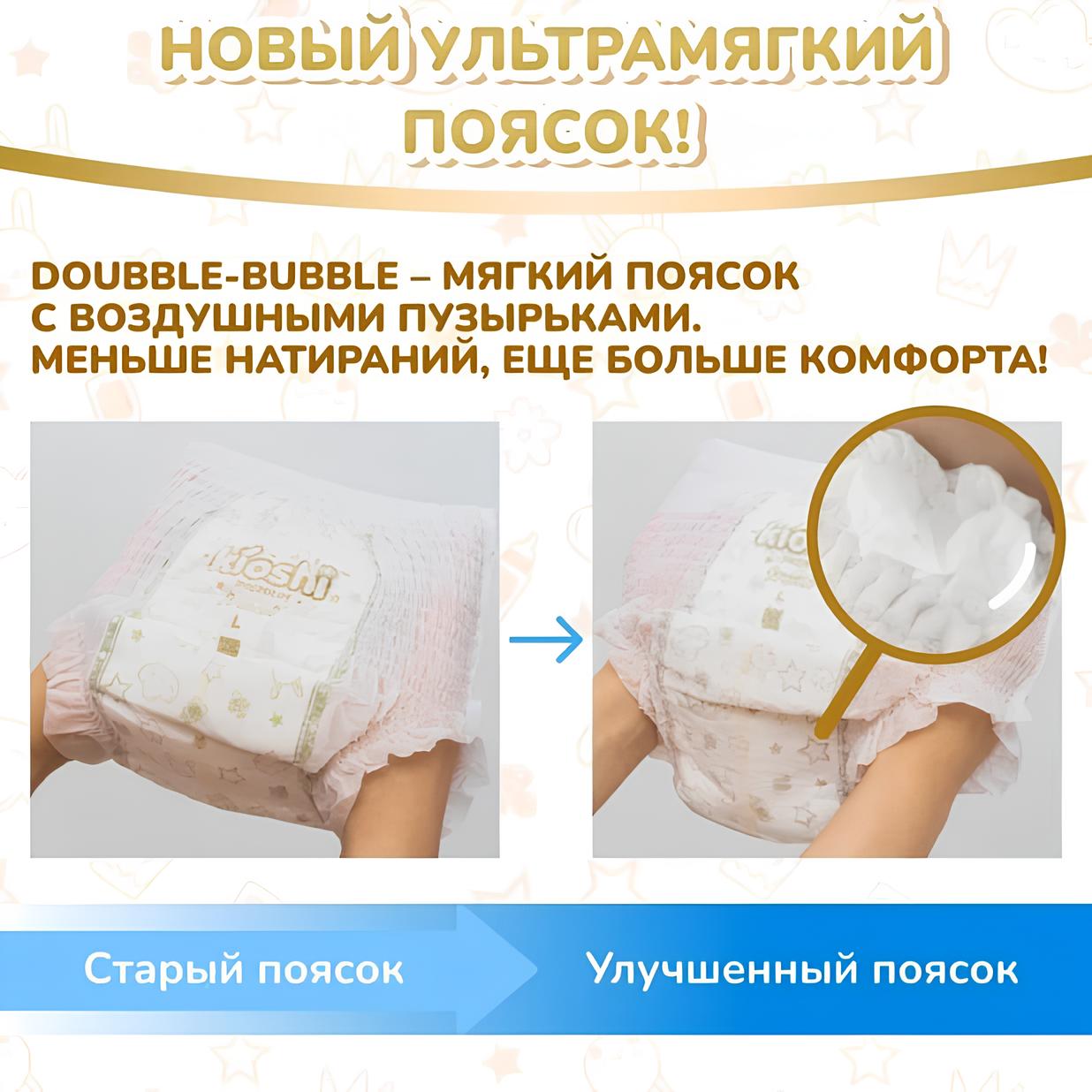 Подгузники-трусики Kioshi Premium Ультратонкие XL 12-18 кг 60 шт - фото 2