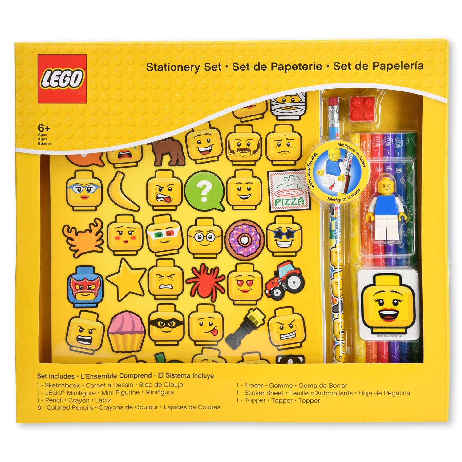 Набор канцелярский LEGO Iconic 11шт 51180 - фото 1