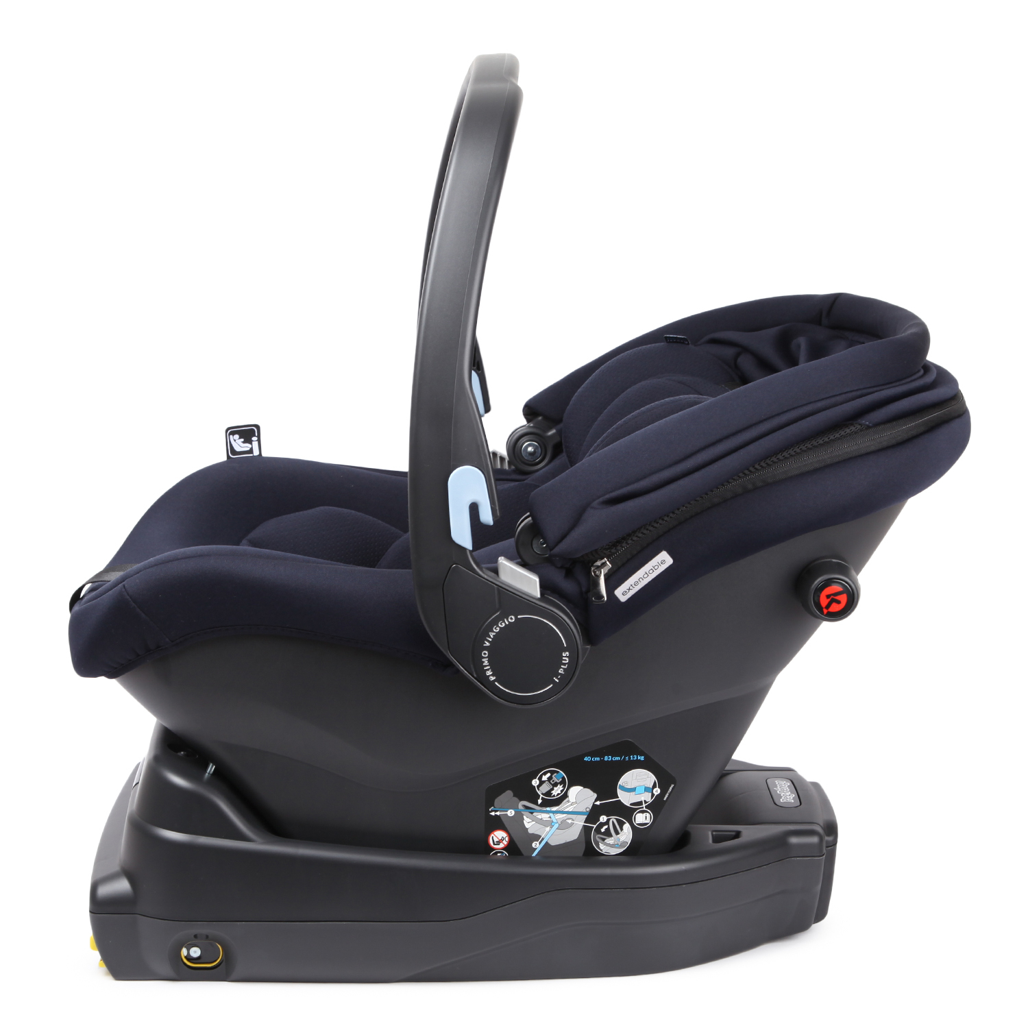 Автокресло Peg-Perego 0+ Primo Viaggio i-Size Navy IMSZ000000DX51TP41 - фото 4