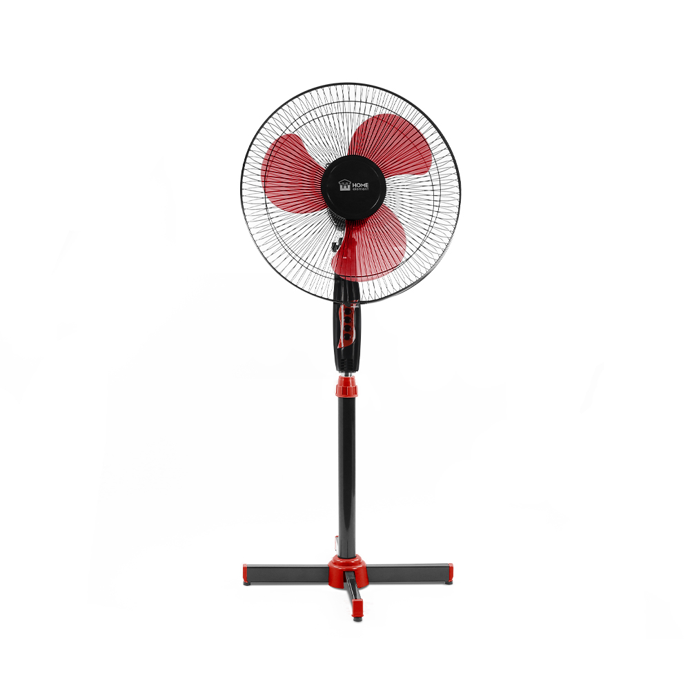 Вентилятор напольный HOME ELEMENT HE-FN1204 черный красный - фото 10
