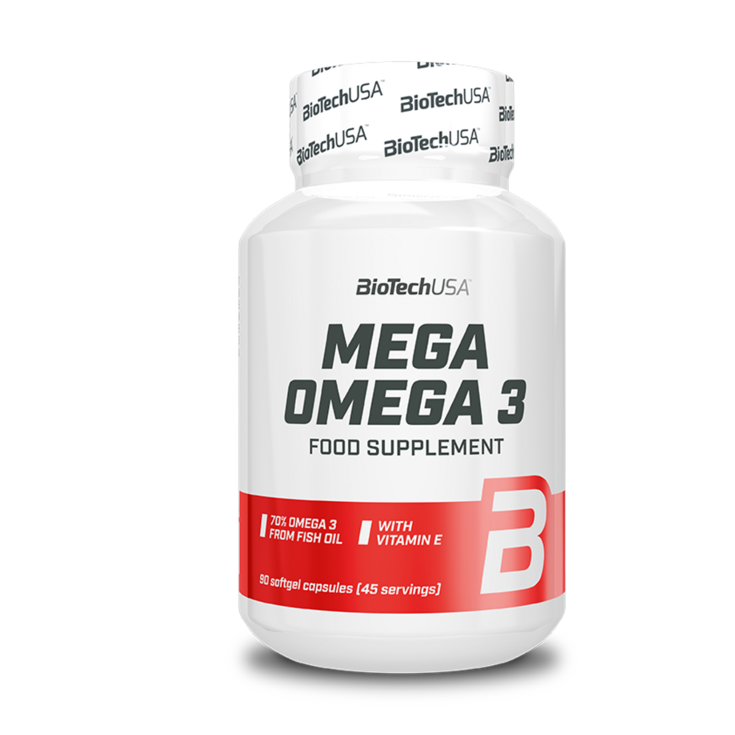 Омега 3 BiotechUSA Mega Omega 90 капсул - фото 1