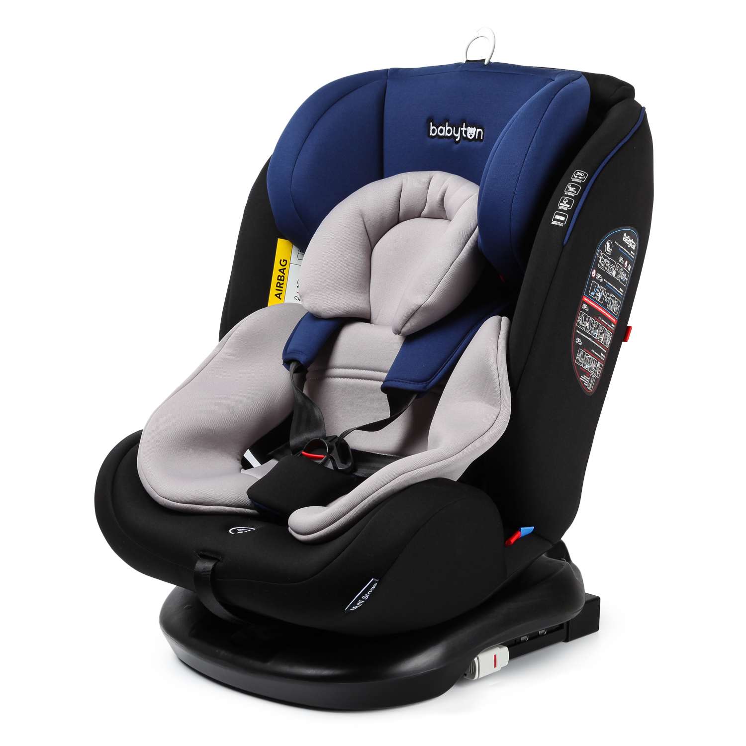 Автокресло Babyton Multi-Stage 0+/1/2/3 Isofix Blue - фото 5