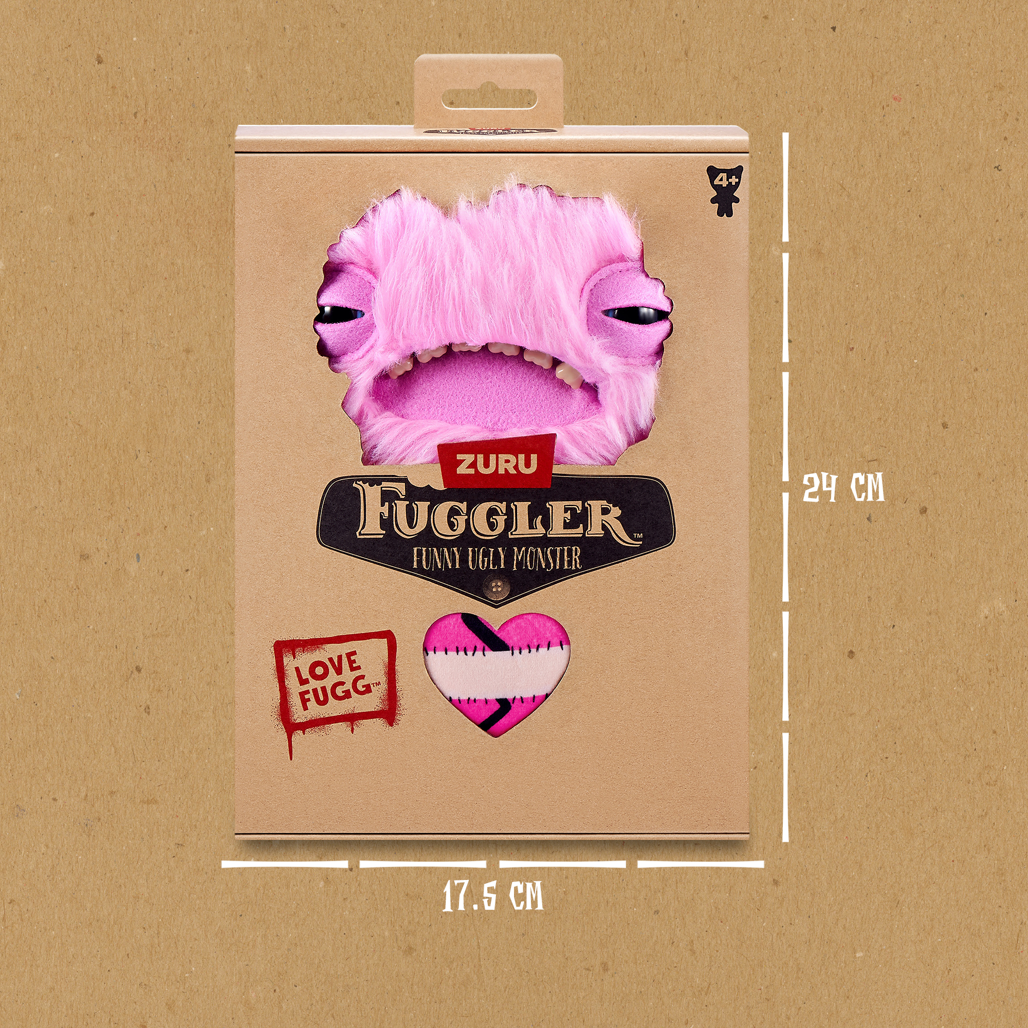 Игрушка мягкая FUGGLER Series 1 Love fugg refresh Pink 15711D - фото 3