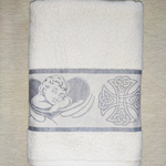 Полотенце Вышневолоцкий текстиль крестильное серебро 70х140 см