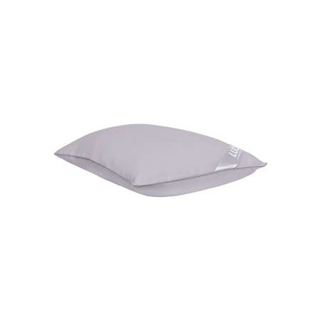 Подушка для сна LUCKY 48x70 см искусственный Лебяжий пух серый с серым кантом R000003