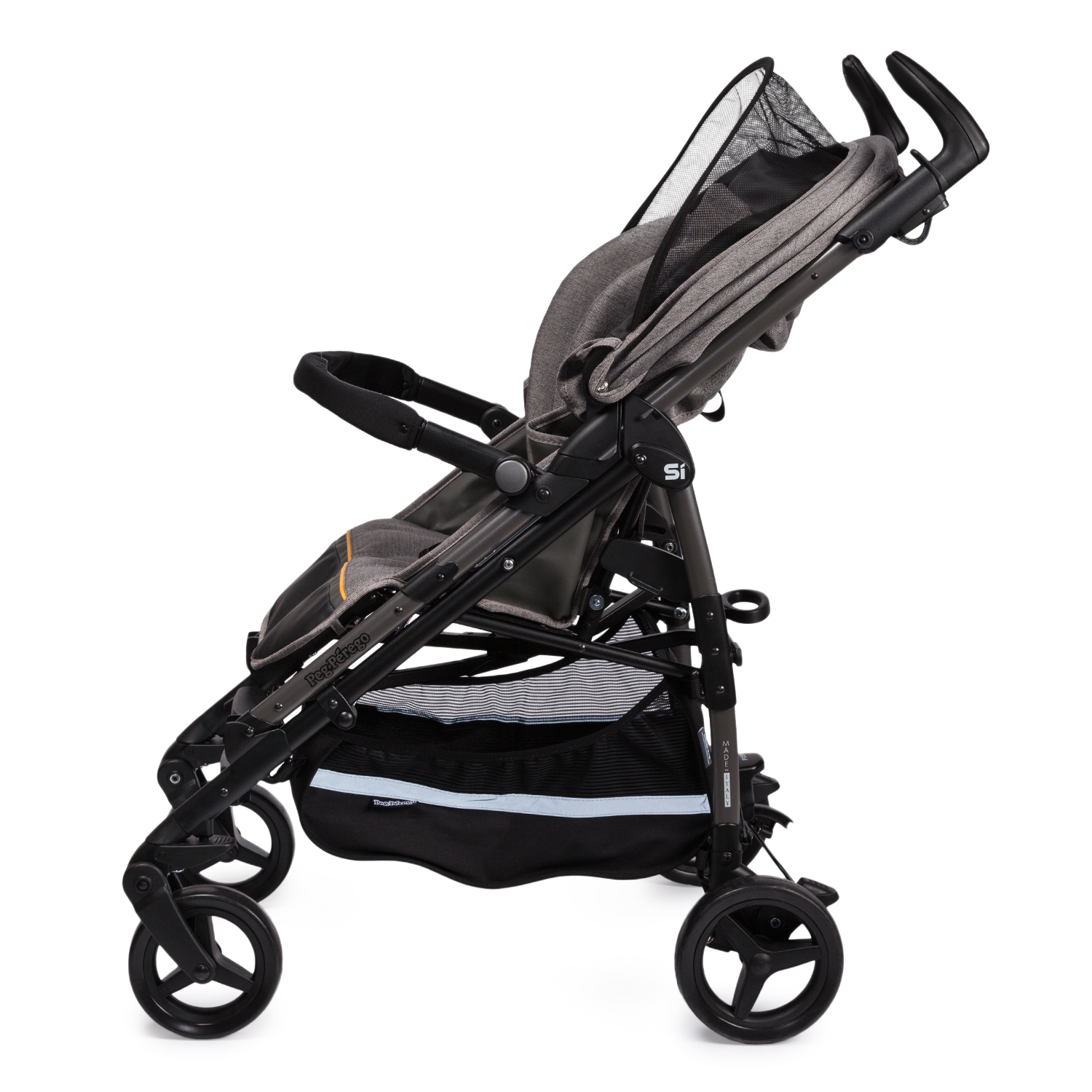 Коляска прогулочная Peg-Perego Si Completo Luxe Grey - фото 8