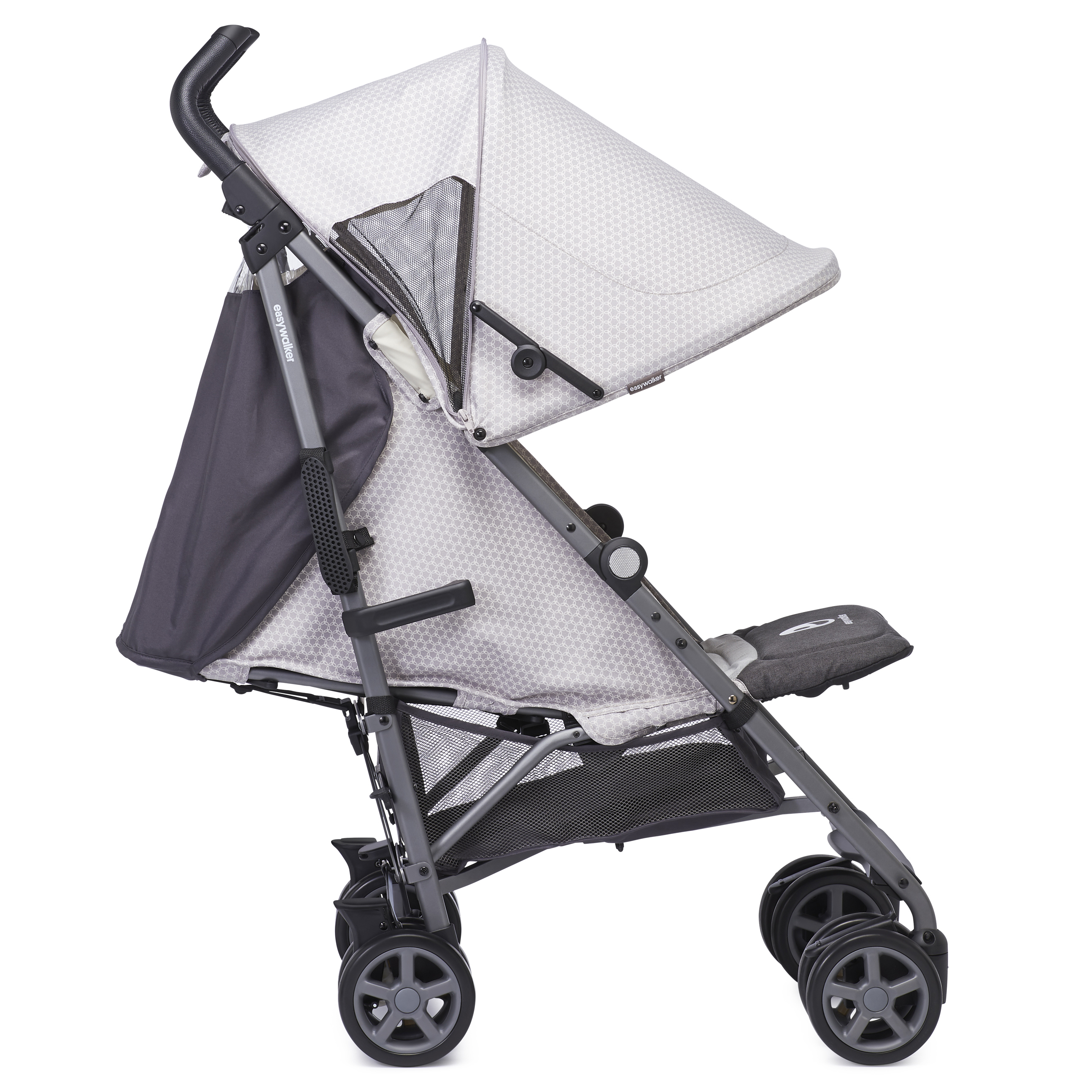 Коляска Easywalker Buggy+ Silver Circle с бампером - фото 4