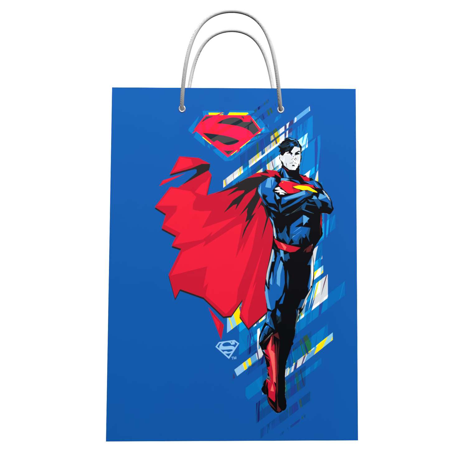 Пакет подарочный ND PLAY Superman 25*35*10 см 292328 - фото 1